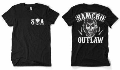 Sons Of Anarchy T-Shirt - SOA SAMCRO Outlaw Herren Shirt Hybris
