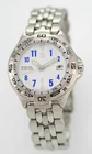 Fossil Blue Mens Watch Stainless Silver Steel 50m Water Resist Batt White Quartz