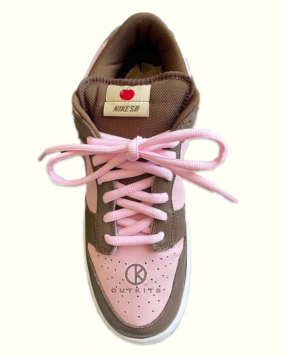 LIGHT CREAM THICK 10MM OVAL SHOELACES NIKE SB DUNK REPLACEMENT LACES SNEAKER AJ1 | eBay UK