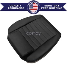 New Fits 2005-2009 Ford Mustang Gt Front Driver Bottom Leather Seat Cover Black New Fits 2005-2009 Ford Mustang Gt Front Driver Bottom Leather Seat Cover Black