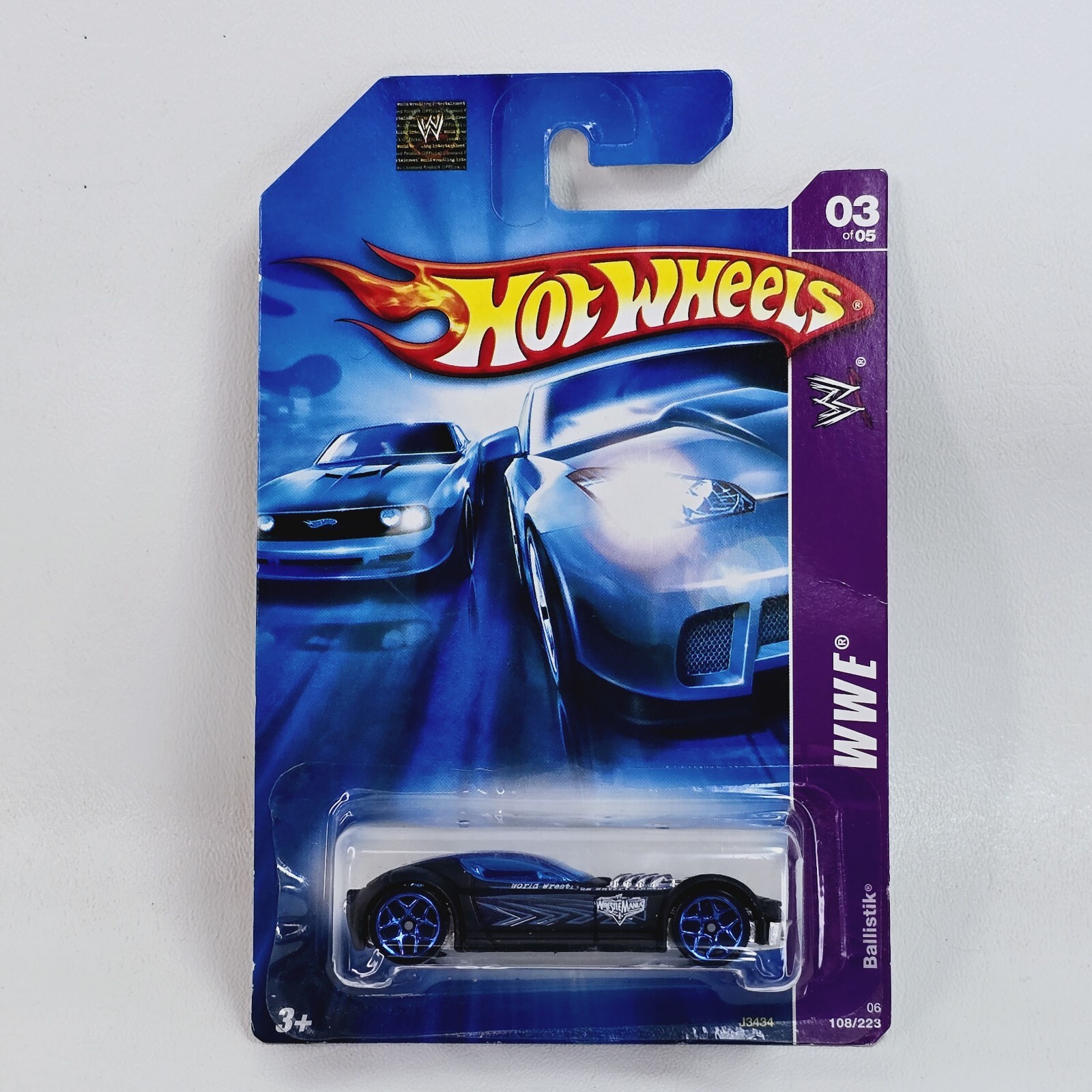 2006 Hot Wheels Ballistik WWE 3 of 5 Diecast 1:64 Scale