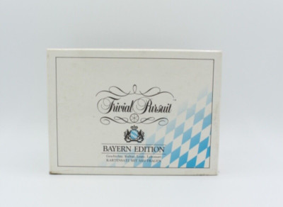 Trivial Pursuit Bayern Edition - Parker 1989 - Vollständig