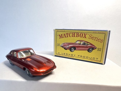 Matchbox Lesney SUPERFAST # 32 E TYPE JAG Grey Wheels - Picture 4 of 10