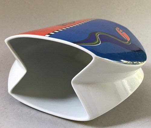 Antique Porcelain Vase Studio Line Jan van der Vaart Sanja Zivo Rosenthal ~1960 - Picture 9 of 12