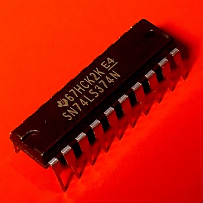 [1x] SN74LS374N Texas Octal Transp Latch Edge-Trig Flip-Flop PDIP-20 (67HCK2KE4)