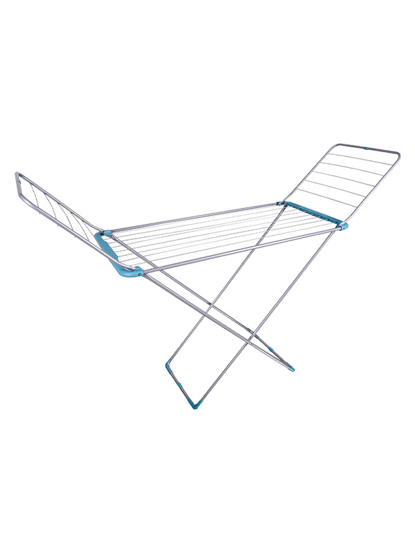 Séchoir pliable compact gain de place étendoir à linge anti-rouille pour petit espace