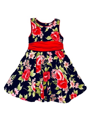 Robe Maggie Breen Taille 10 Fille - Blanc Floral Subtil - Manches Courtes - Neuf Avec étiquettes