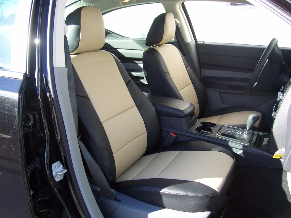 FUNDA DE ASIENTO PARA CHRYSLER SEBRING 2007-2010 IGGEE S. CUERO AJUSTE PERSONALIZADO 13 COLORES Foto 3 de 4