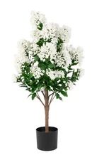 Naturae Decor White Crape Myrtle Tree Lifelike Artificial Indoor And Outdoor Flo