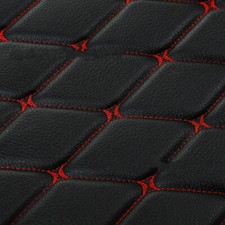 Faux Leather Fabric Sponge Quilted DIY Car Seat Cover Mat Upholstery Material