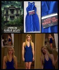 AHS AMERICAN HORROR STORY: Emma Roberts/Madison Dress w/Studio COA
