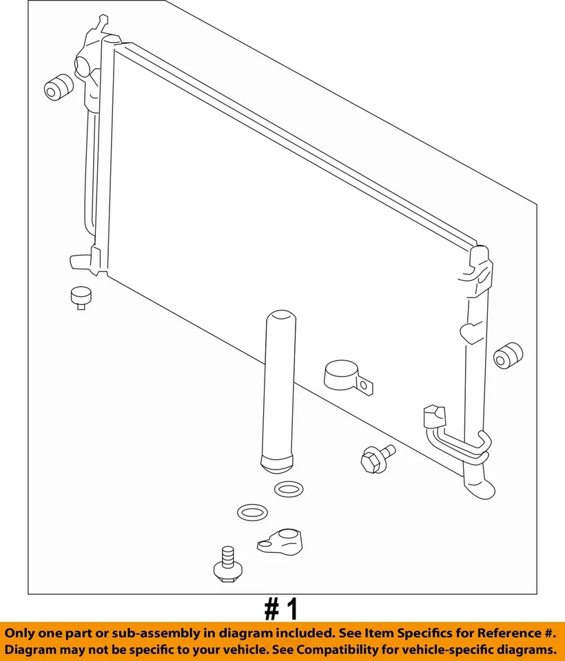 Condensador de aire acondicionado usado se adapta a: Mitsubishi Outlander 2015 deportivo grado A Foto 4 de 4