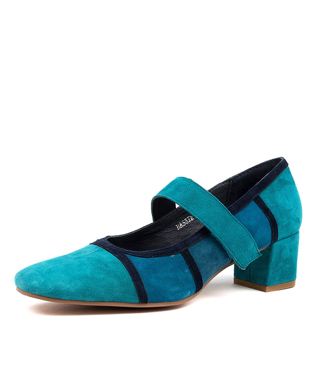 DJANGO JULIETTE STUNNING CONTRAST BLUE HASSIE SHOES SIZE 37