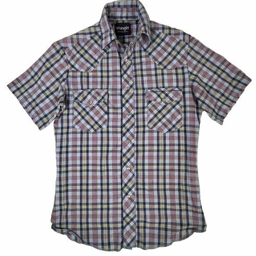 Chemise Wrangler aztèque vintage pour hommes 2XL