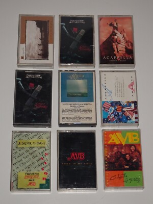 KEITH LANCASTER ACAPPELLA AVB (9) NINE CASSETTE TAPE LOT WORD CLIFTY RECORDS