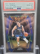  LUKA DONCIC 2021 SELECT BLUE DIE CUT PRIZM #117 NUMBERED 131/249 GEM MINT 10