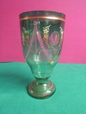 *L68*- ANTICO BICCHIERE CALICE- BIEDERMEIER BOEMIA -CRISTALLO 1800 GLASS CRISTAL