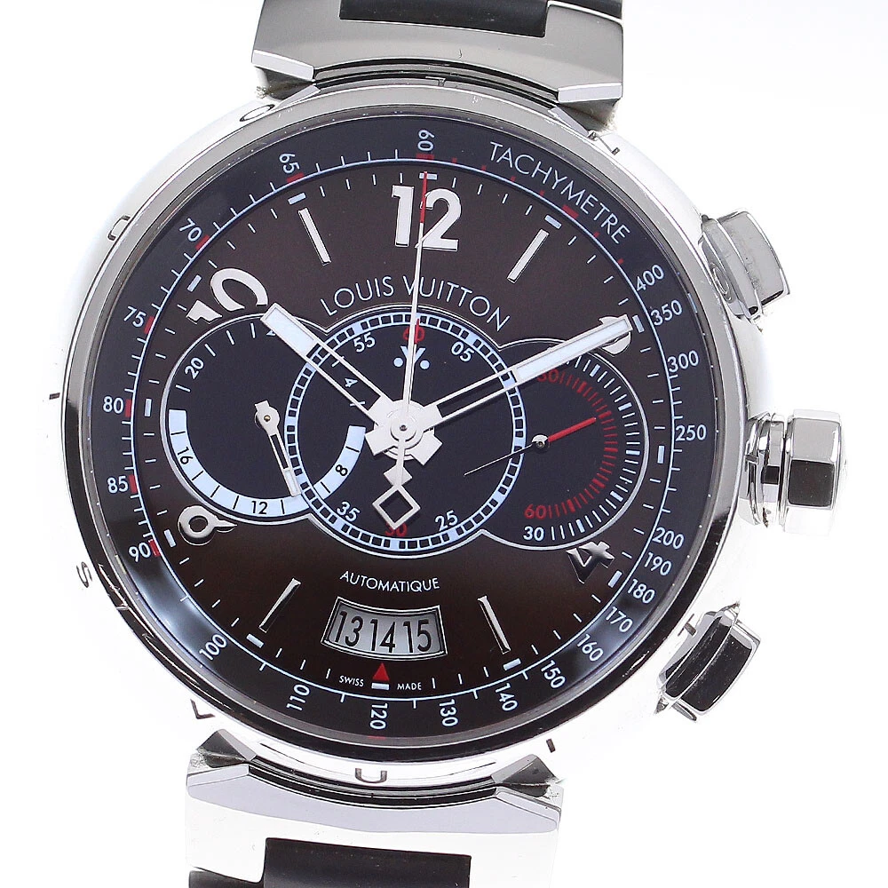 LOUIS VUITTON（LV） LOUIS VUITTON Cronografo Tambour Voyage Q102A Limitato a 688 AT Uomo_817534