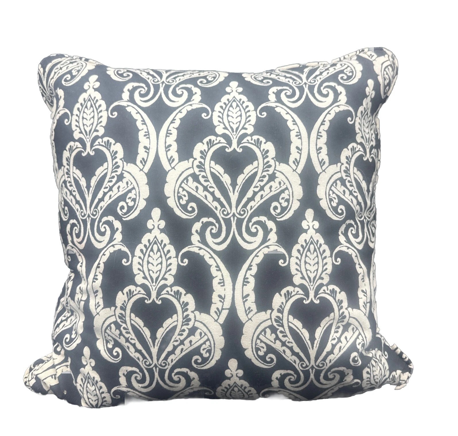 NEWPORT BLACK & IVORY Damask Style Throw Pillow 19” X 19” Zipper
Opens in a new window or tab
