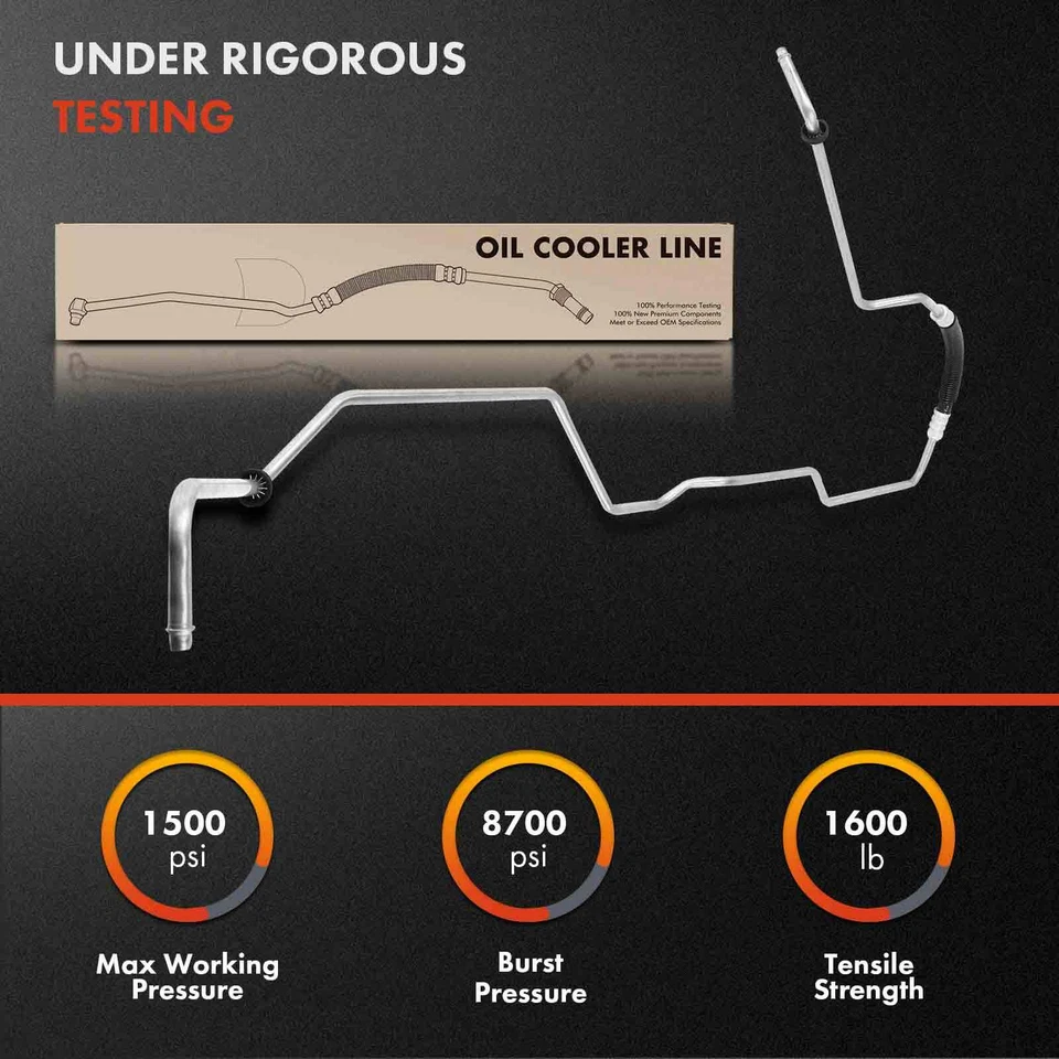 Nuevo conjunto de manguera de enfriador de aceite de transmisión automática para Chevrolet Express 2500 GMC Savana 3500 Foto 3 de 4