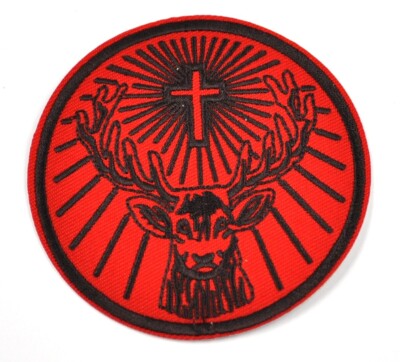 Jägermeister USA Bügelflicken Aufnäher Emblem Patch rund