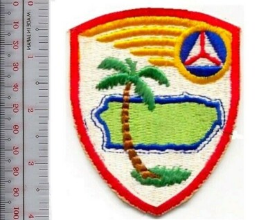 US Civil Air Patrol Puerto Rico Wing US Air Force Auxiliary Patch NO ...