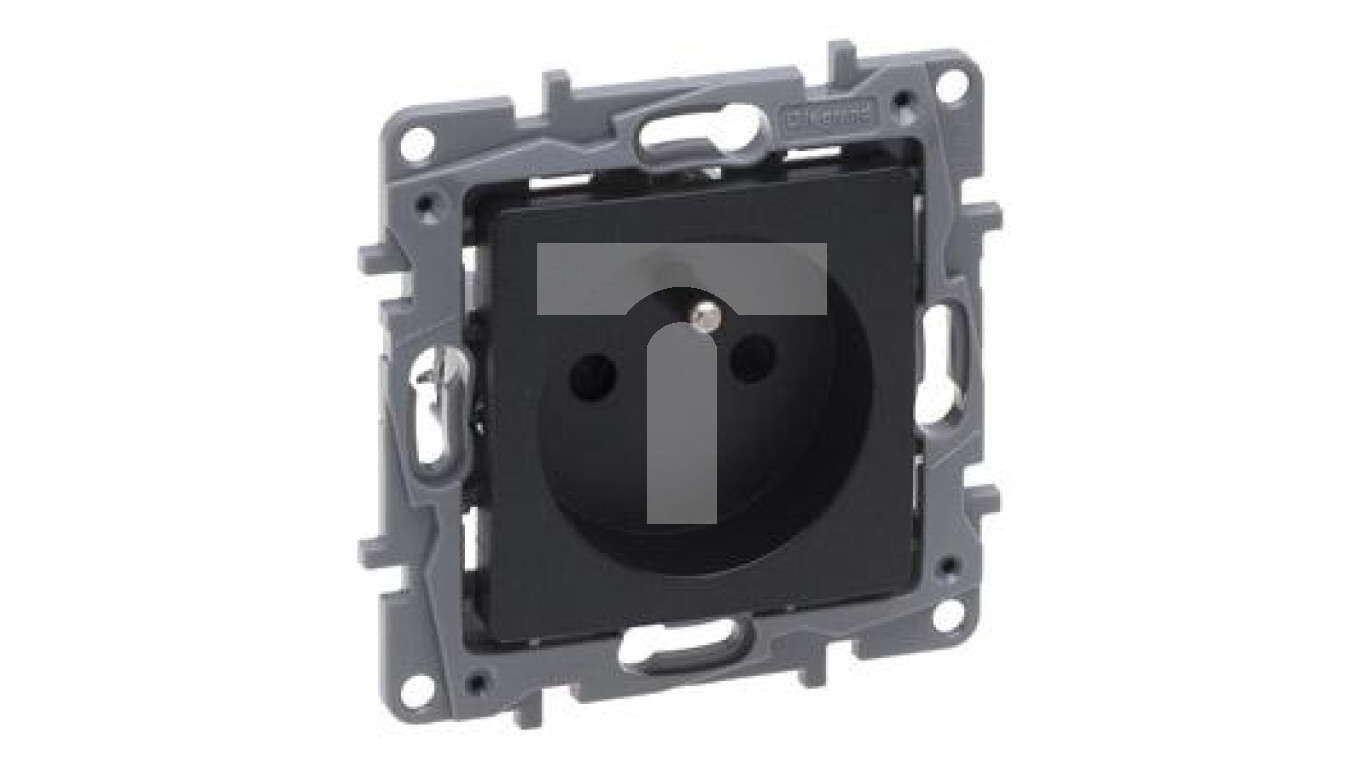 Niloe Selection Socket 2p+with 16A 250V (with shutter, screw terminals) a /T2UK