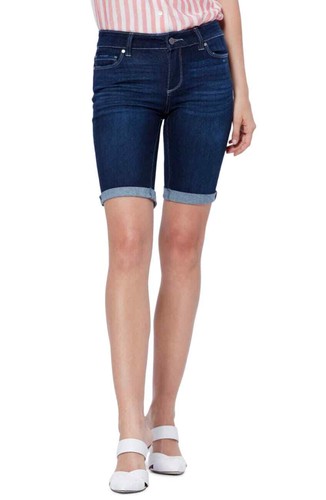 PAIGE JAX KNEE SHORT DENIM BERMUDA 