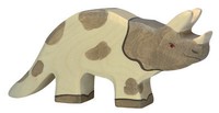 Triceratops Von Holztiger Dinosaurier Dinos Saurier Holzdino Holz Handgefertigt