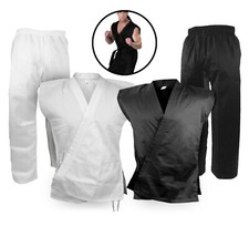 Uniforme de Karate sin Mangas Gi, Artes Marciales Chaqueta Ligera de Karate Taekwondo