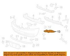 GM OEM 07-14 Escalade ESV Front Bumper Bumper Components-Outer Filler 10376177