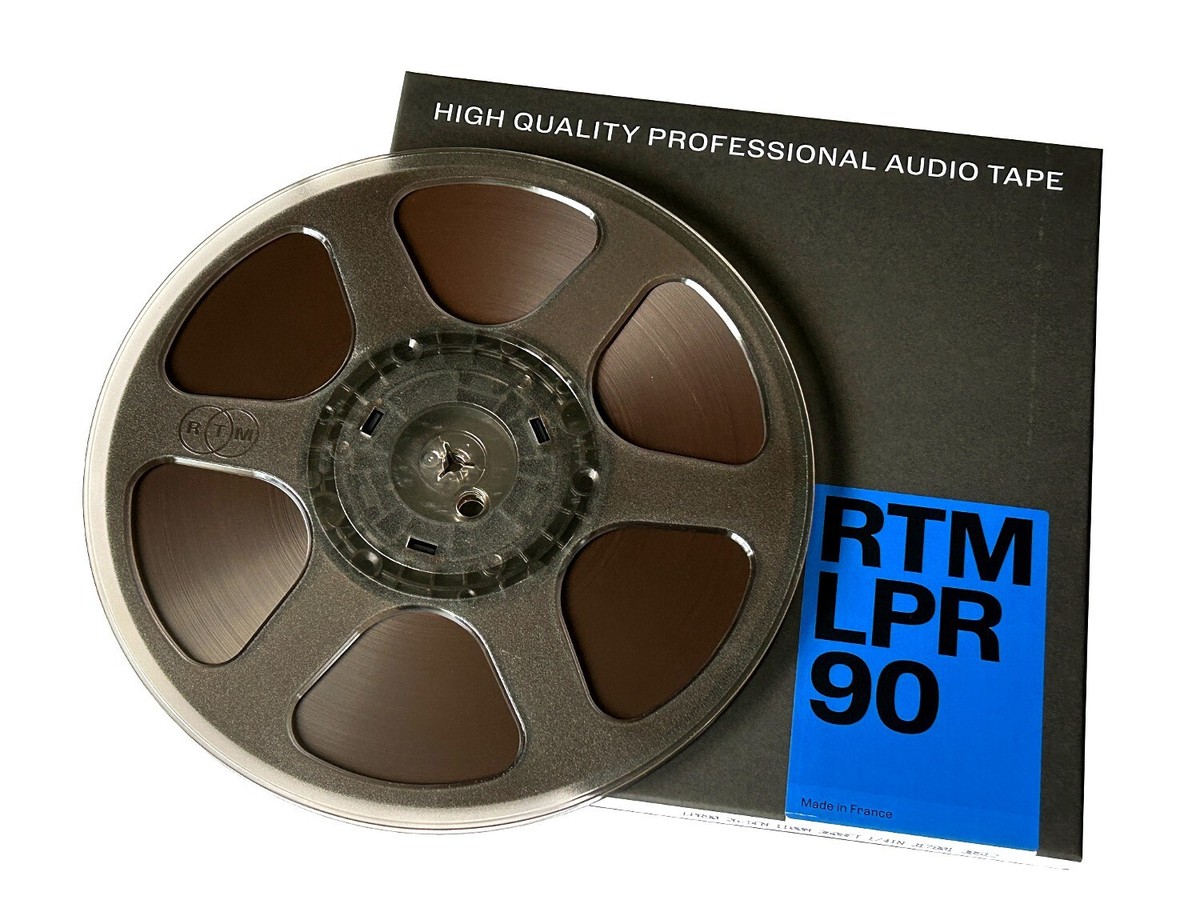 RTM LPR90 Bande Magnétique Analogique 1/4" 1100m Bobine NAB – Studio Pro