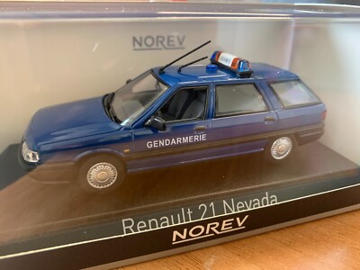 NOREV 1/43 Renault 21 Nevada Gendarmerie 1994 - Miniature Collection Neuve