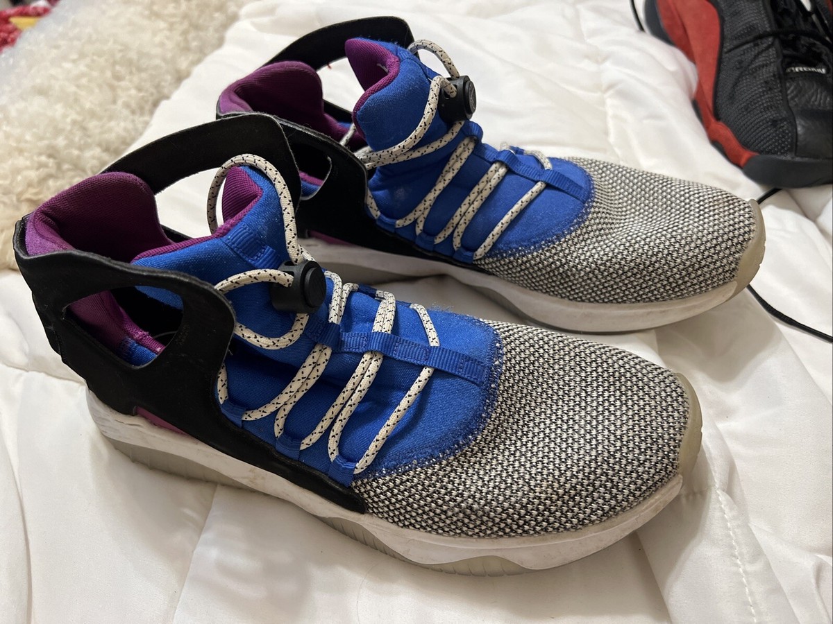 NIKE MEN'S AIR FLIGHT HUARACHE ULTRA SIZE 9.5 WHITE/blk/blue/purple | eBay