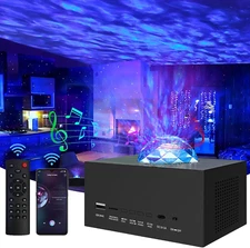 Galaxy Projector,Star Projector with Timer and Hifi Music Built-In Speaker,Multi