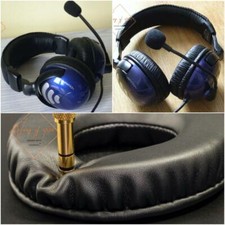 Thick Soft Leather Ear Pads Foam Cushion EarMuff For Saitek GH20 Headphone