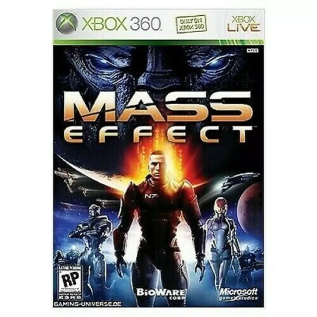 Mass Effect XBOX 360 Video Game Original UK Release Mint Condition