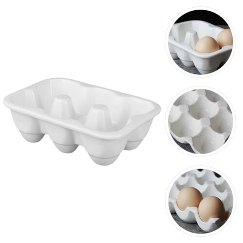 Eierbehälter Keramik 6 Tassen Eierablage für Küche - 第 1/13 張圖片