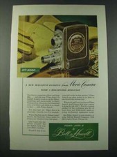 1948 Bell  Howell Filmo Auto-8 Camera Ad - Hollywood Heritage