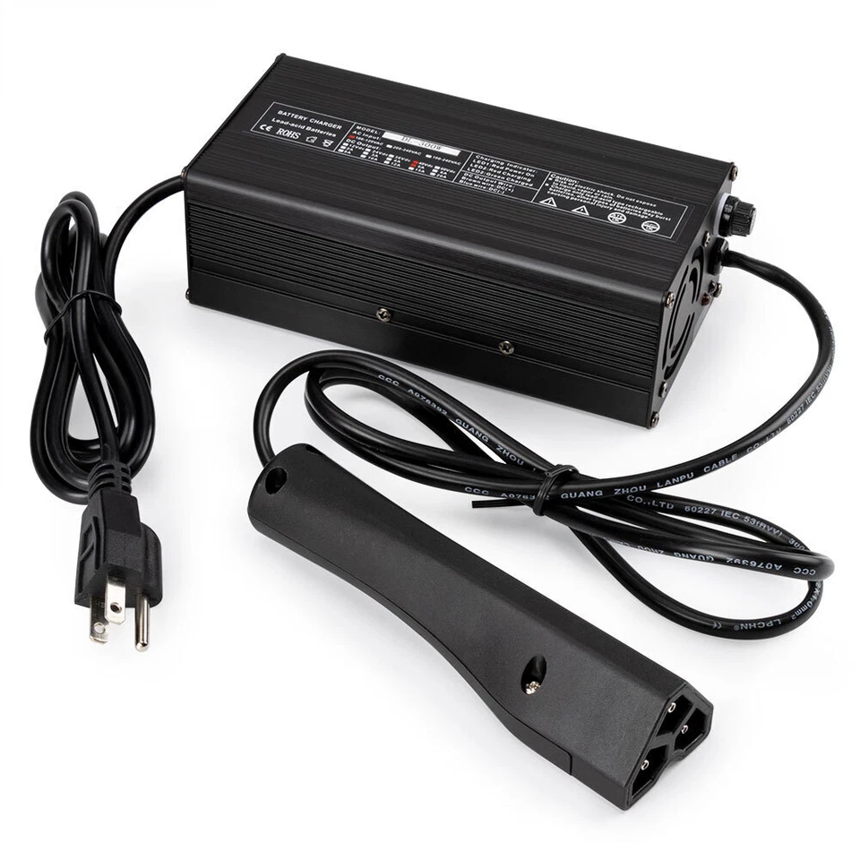 Cargador de batería para carro de golf 48V EZGO RXV EZ-Go carga doble/pantalla de voltios Foto 4 de 4