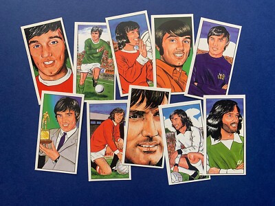 GEORGE BEST MANCHESTER UNITED, FULHAM, HIBERNIAN SAMMLERKARTENSET