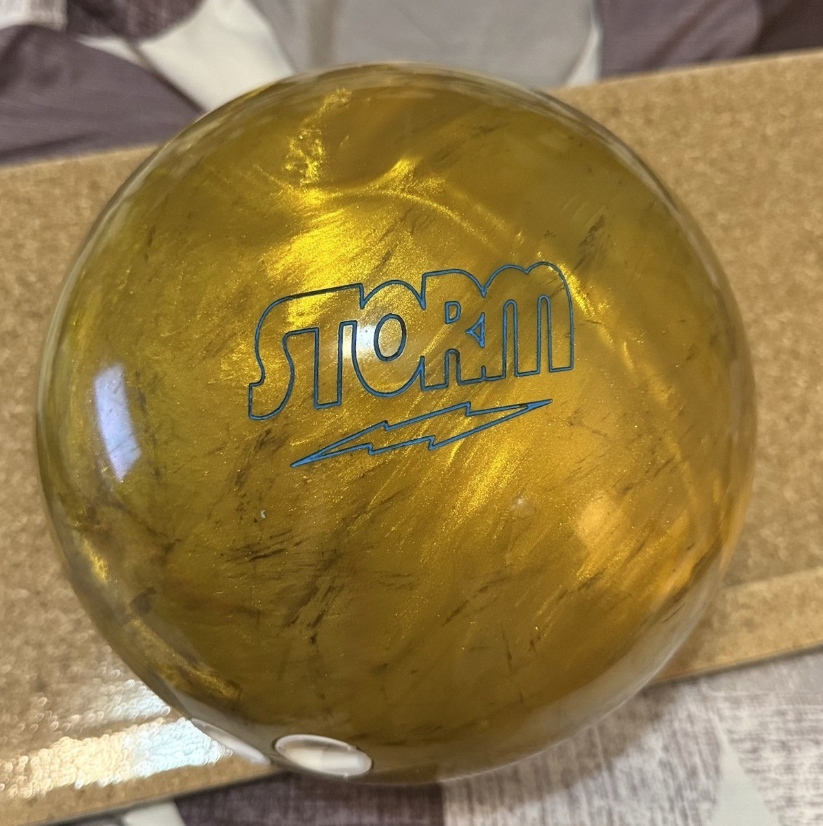 Boule De Bowling Storm Vintage IQ Tour Gold - 14 Lb - Occasion Rare