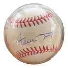 Willie Mays Autographed Baseball with Blue Chip Authentication HOF Giants