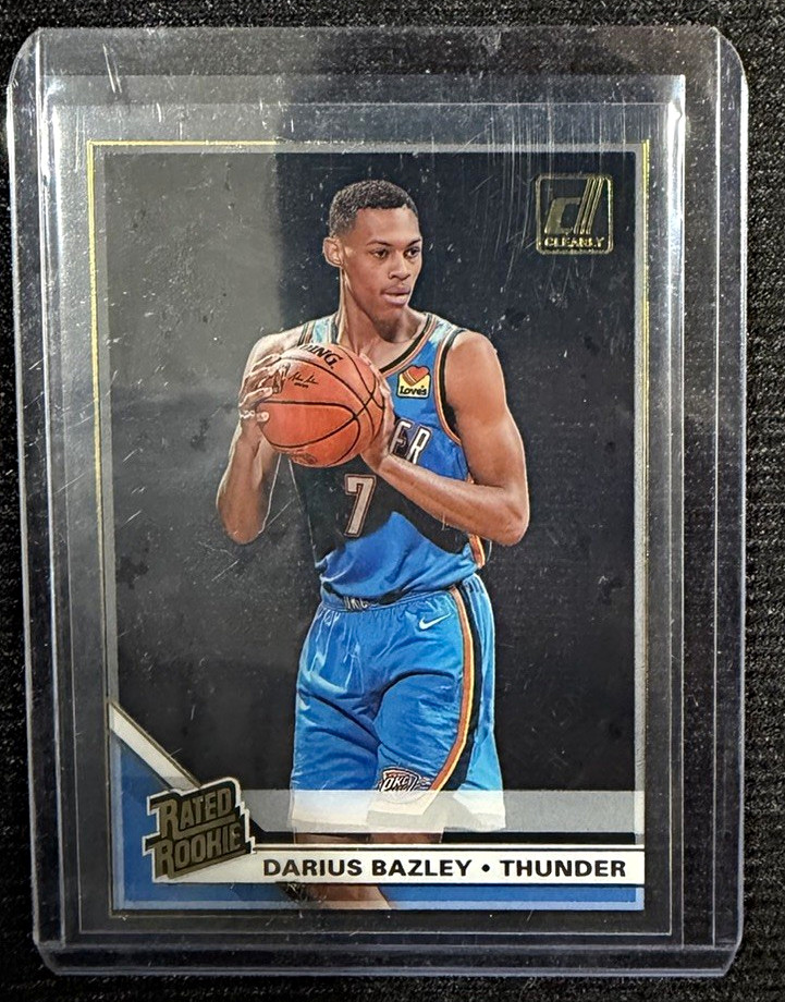 Panini Clearly Donruss 2019-20 - Darius Bazley Rated Rookie Clear - Thunder (RC)
