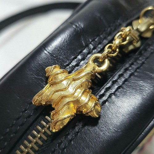 Celine Rare Old Shoulder Bag Multicolor Round Fish Pattern Used - 第 9/15 張圖片