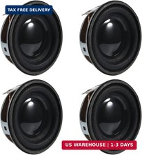 4Pcs Audio Speaker 4Ohm 3W 1.5 Inch Full Range Audio Speaker HiFi Stereo Woofer