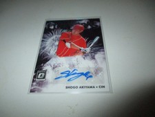 Shogo Akiyama 2020 Panini Donruss Optic Fireworks Auto #FS-SA