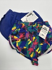 2 Vintage Body Wrappers Shorts Dance Medium Petal short