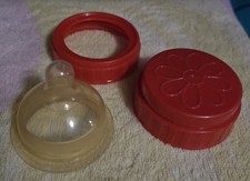Vintage Playtex Drop In Nurser Caps Rings Replacement Parts