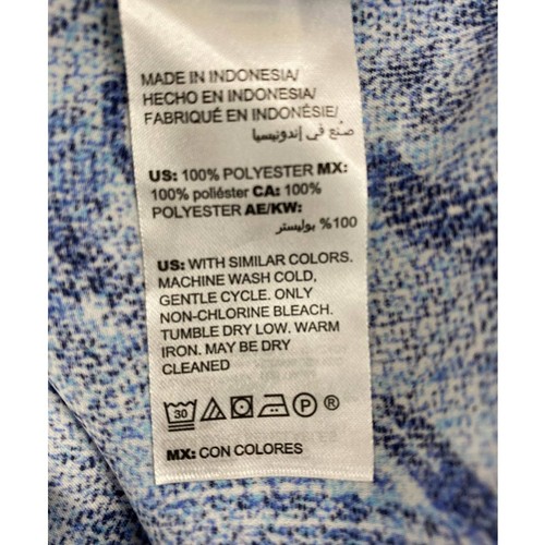 Chico's Printed Split-Neck Blouse Relaxed Dolman Women's Size 0 (S/4) - Picture 8 of 8